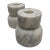 Set of Two White Alabaster Candleholders, a Pair For Sale