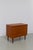 Lovely Scandinavian Mid-Century Modern chest of drawers in teak. Three wide drawers with sculpted pulls in solid teak....
