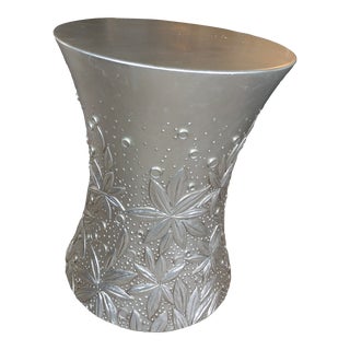 Baker's Petal Drum Accent Table From the Thomas Pheasant Collection. For Sale