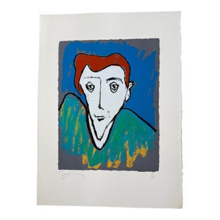 1991 E. J. Gold “Faces of War” Serigraph Print Series One #4 For Sale