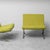 1970s Armchairs in Green Fabric and Metal, 1970s, Set of 2 For Sale - Image 5 of 11
