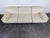 Four-Seater Sofa in Cream Leather For Sale - Image 4 of 8