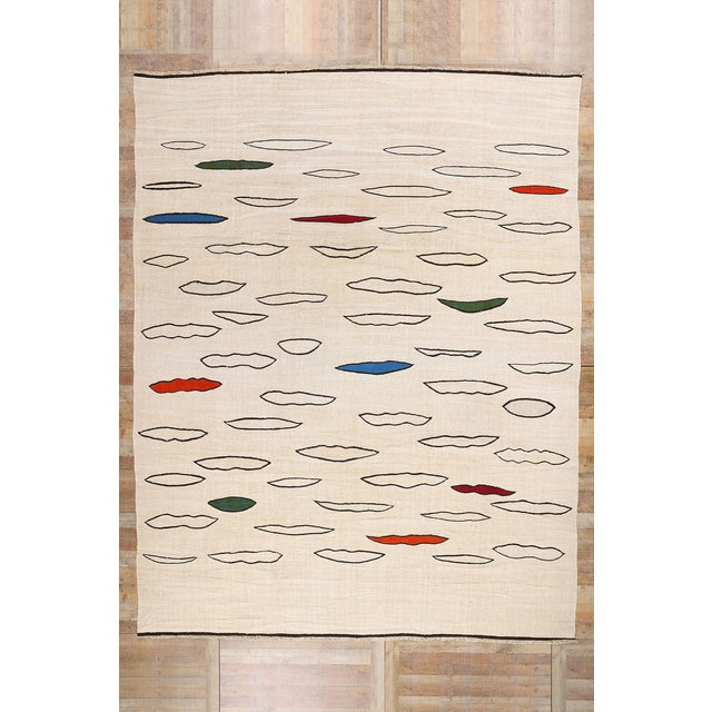 Vintage Turkish Kilim Rug - 10'10 X 13'10 For Sale - Image 9 of 9