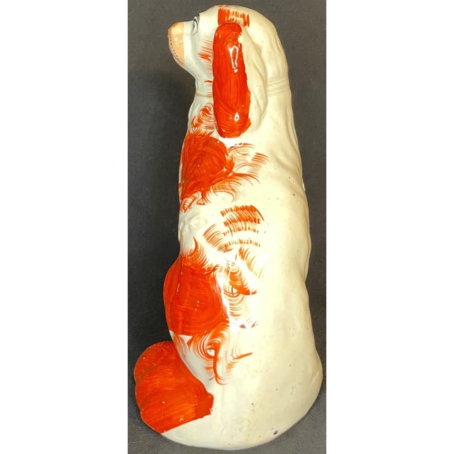 Staffordshire Staffordshire Spaniel Dog Figurine England Circa 1870 For Sale - Image 4 of 9