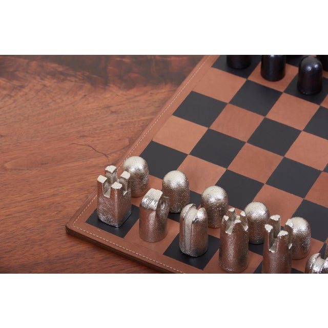 Black Modernist Chess Set #5606 by Carl Auböck For Sale - Image 8 of 11