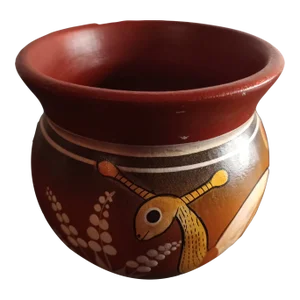 Tonala Mexico Clay Pottery Miniature Pot