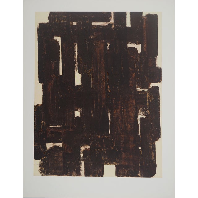 Pierre Soulages, After a Painting III from 1948, Photogravure For Sale