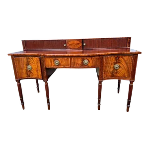 Early 19th Century George IV Scottish Satinwood Inlaid Mahogany Sideboard.