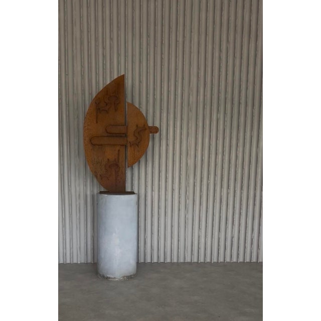 Dutch Artist, Abstract Sculpture, 1970s, Steel For Sale - Image 4 of 12