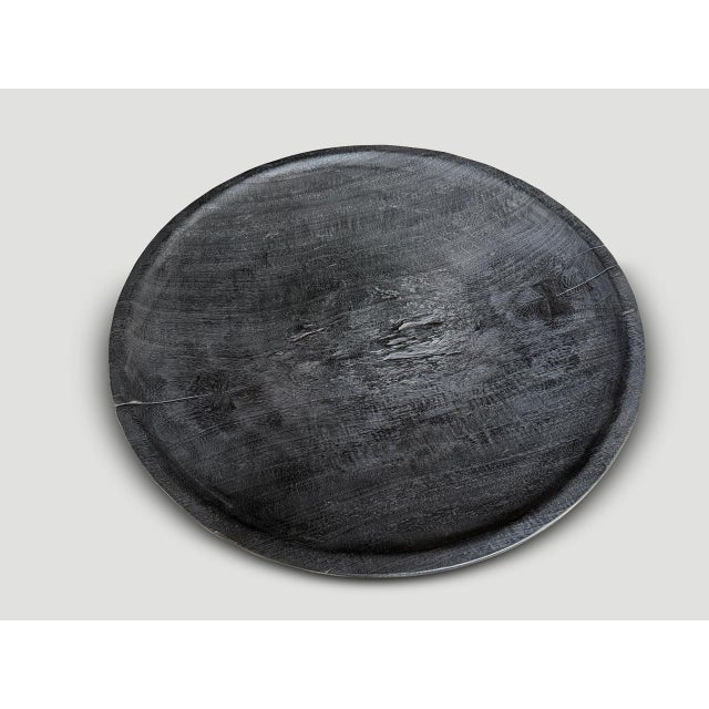 Andrianna Shamaris Impressive Large Charred Platter For Sale - Image 18 of 18
