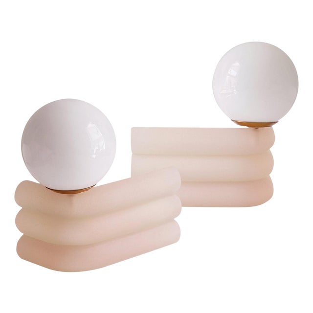 Small Elio Lamps by Soft-Geometry, Set of 2 For Sale