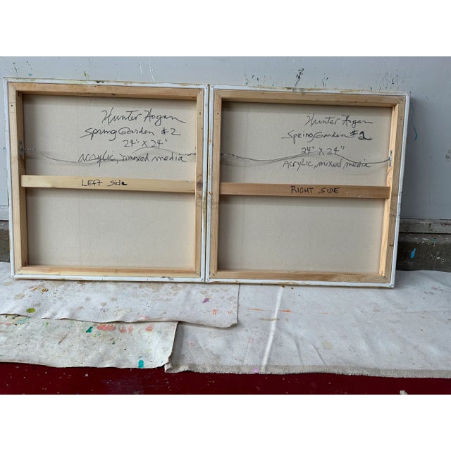 Spring Garden #2, Diptych by Hunter Hogan For Sale - Image 4 of 8
