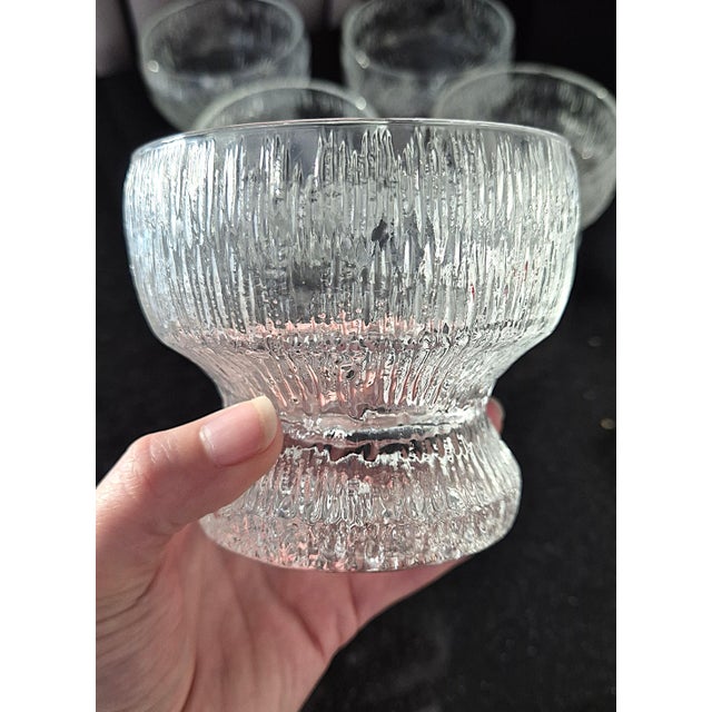 Footed Dessert Bowls by Timo Sarpaneva for Iittala, 1960s, Set of 5 For Sale - Image 6 of 8