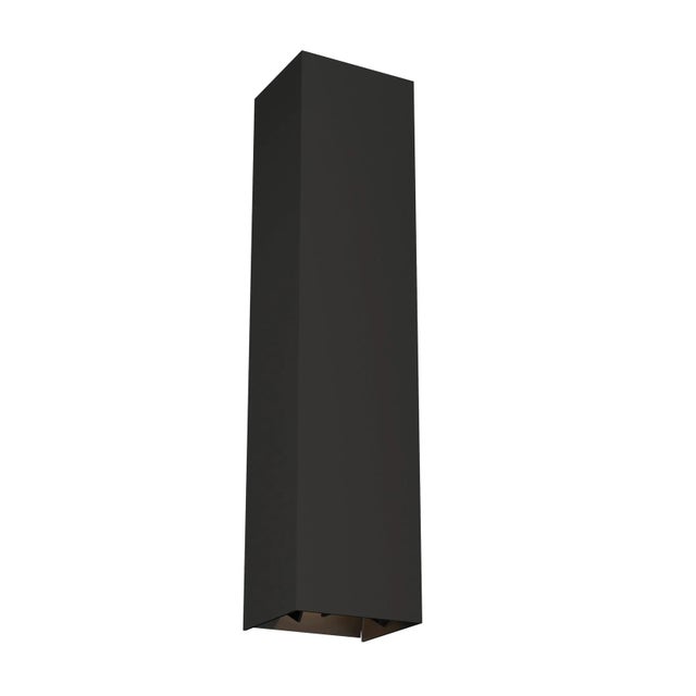 Contemporary Visual Comfort Modern Vex 20 Outdoor Wall LED Black For Sale - Image 3 of 3