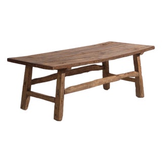 Antique Chinese Qing Dynasty Kang Table in Pine For Sale