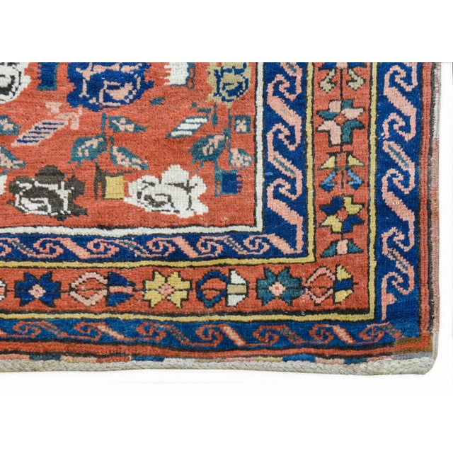 Early 20th Century Caucasian Karabagh Rug For Sale - Image 9 of 11