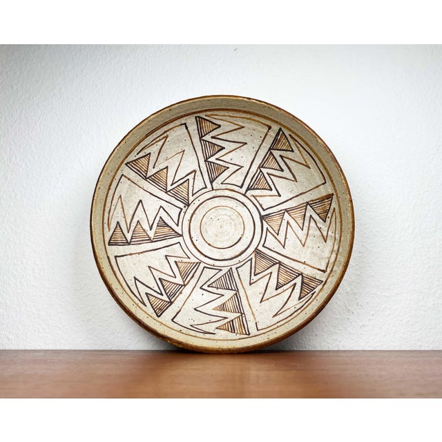 Large Mid-Century Modern Danish Studio Pottery Bowl from Kirsten Winther Johannsen, 1960s For Sale - Image 12 of 18