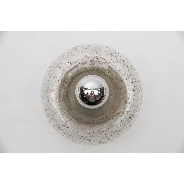Small Donut Glass Ceiling Lamp, Germany 1960s For Sale - Image 6 of 8