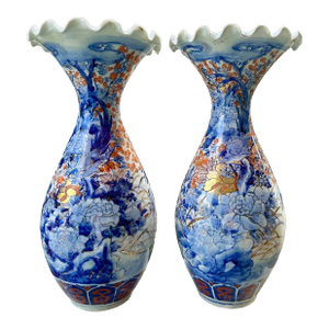 Pair of Imari Porcelain Vases, Meiji Period, Circa 1880
