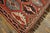 1900s Red Geometric Antique Caucasian Kilim Rug 6'0" X 11'8" Knotted Wool Carpet For Sale - Image 12 of 12
