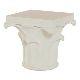 Century Furniture Column Capital Side Table For Sale