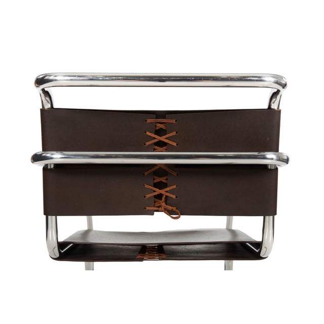 Pair of Vintage 1970s Mies Van Der Rohe Mr20 Leather and Chrome Armchairs For Sale - Image 15 of 18