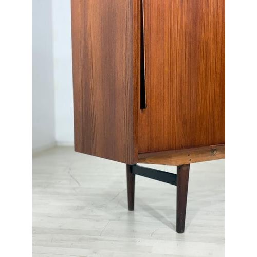 Wood Danish Highboard in Teak For Sale - Image 7 of 11