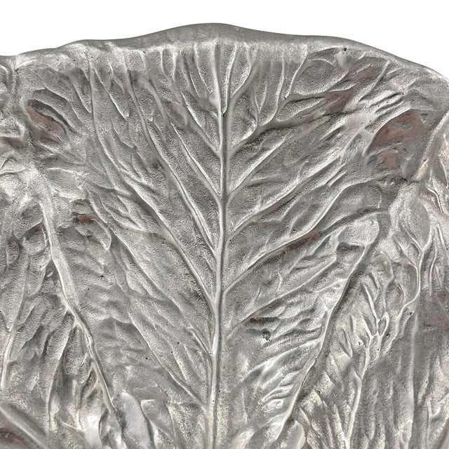 Rather Large Vintage Pewter Cabbage Bowl For Sale In Chicago - Image 6 of 9