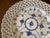 1970s Royal Copenhagen Blue Fluted Full Lace Plate 1098 For Sale In Naples, FL - Image 6 of 8