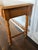 Vintage American Drew Oak Parquet Top Console Sofa Table With Turned Legs For Sale - Image 4 of 18