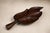 1960s Brazilian Rosewood Leaf-Form Serving Tray / Sculptural Organic Modern Hand-Carved Tray / Mid-Century Decorative Serving Piece For Sale - Image 10 of 12