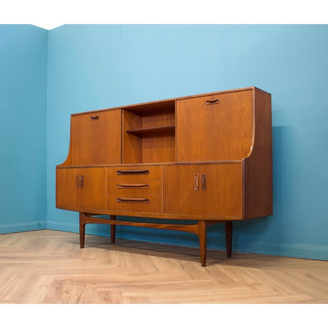 Mid-Century Modern Teak Sideboard or Highboard from G-Plan, 1960s For Sale - Image 3 of 13