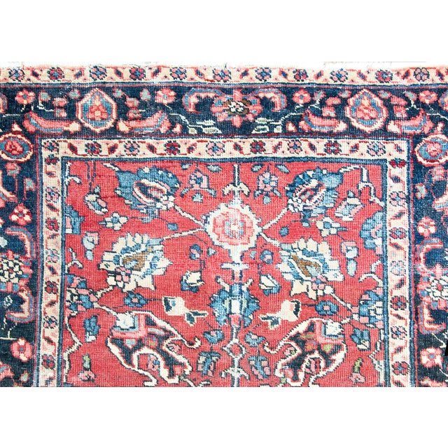 Early 20th Century Persian Heriz Rug For Sale - Image 11 of 15