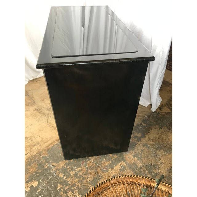 Bassett Furniture Black Rolling Bar Chairish