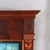 Traditional Early 19th Century Sheraton Mahogany Wall Mirror With Eglomise Panel of Red Jacke For Sale - Image 3 of 11
