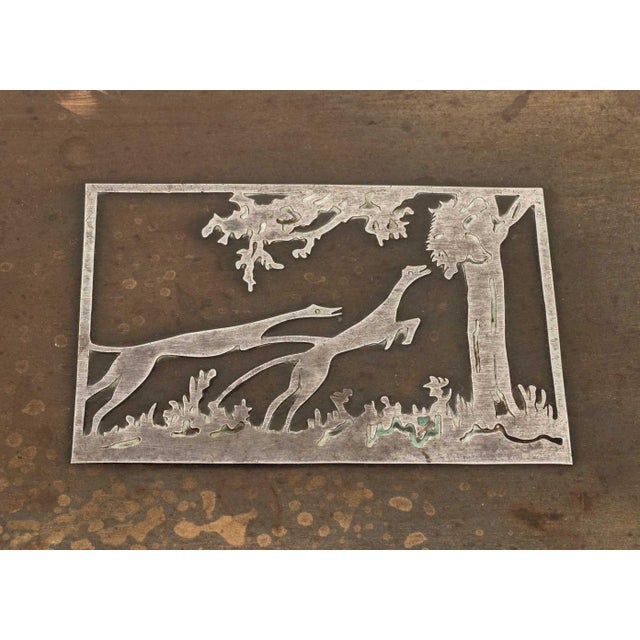 Smith Metal Arts Co. Sterling Silver and Bronze Casket For Sale - Image 4 of 9