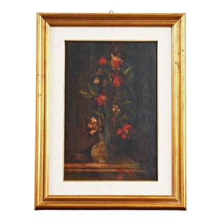 Elisabetta Marchioni, Flower Vase, 2000s, Oil on Canvas For Sale