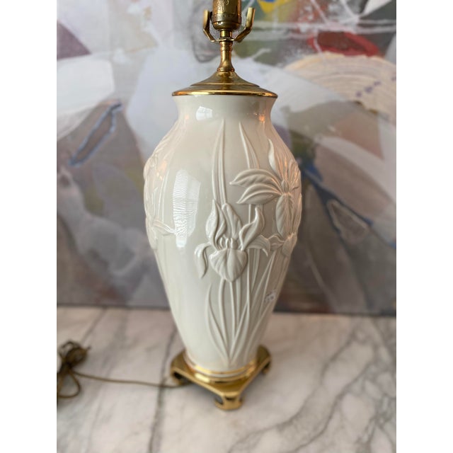 Lenox Masterpiece Collection Creamware Lamp Chairish