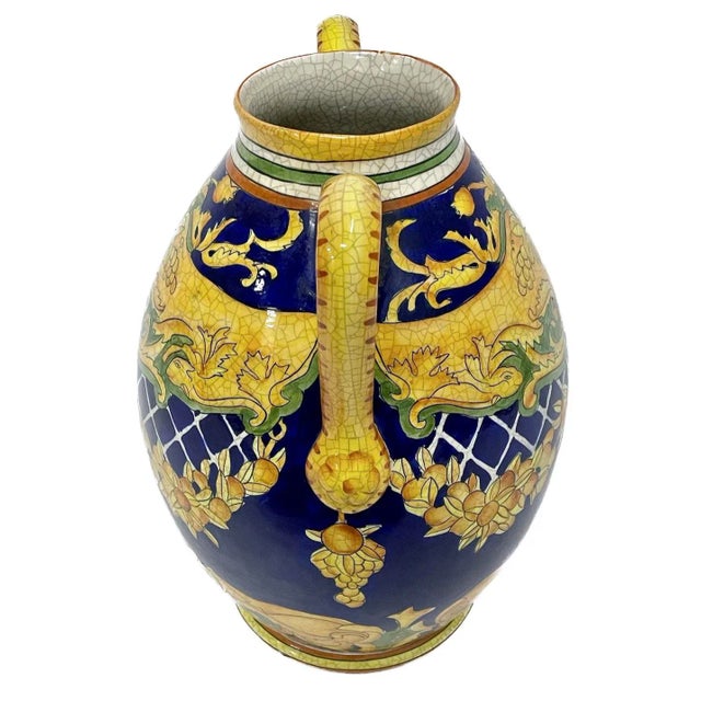 Daruta Style Lemon & Acanthus Canister For Sale In Atlanta - Image 6 of 9