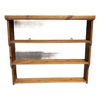 Turn of the Century Hanging Pine Bookshelf For Sale