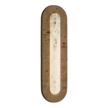 Capsa WS Wall Lamp by United Alabaster For Sale