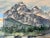 1980's Sheila W. Langlois " Shadows on the Tetons " Watercolor Landscape Painting, Framed For Sale - Image 9 of 12