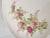 Farmhouse Pink Thistle Rose Patterned Serving Platter For Sale - Image 3 of 4