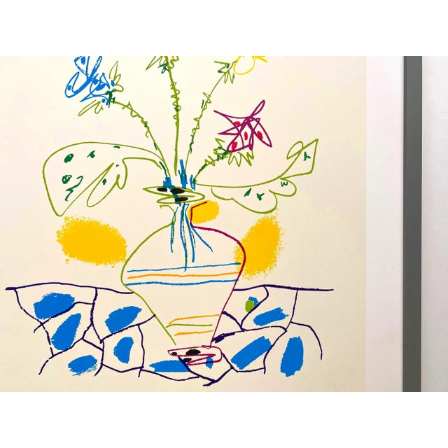 Pablo Picasso Vintage 1990 Mid Century Modern Silkscreen
