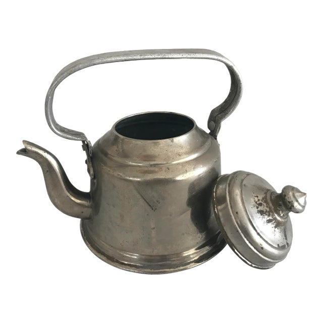 Antique Turkish Copper Tea Kettle For Sale