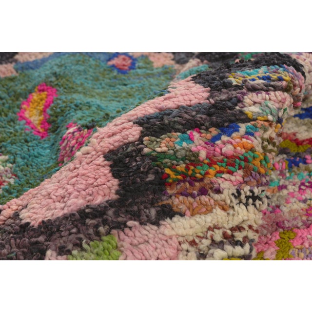 Contemporary Boujad Moroccan Rug, 09'09 X 13'04 For Sale In Dallas - Image 6 of 10