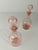 Italian Peach Pink Decanters / Bottles in Handblown Glass, 1930s, Set of 2 For Sale - Image 11 of 18