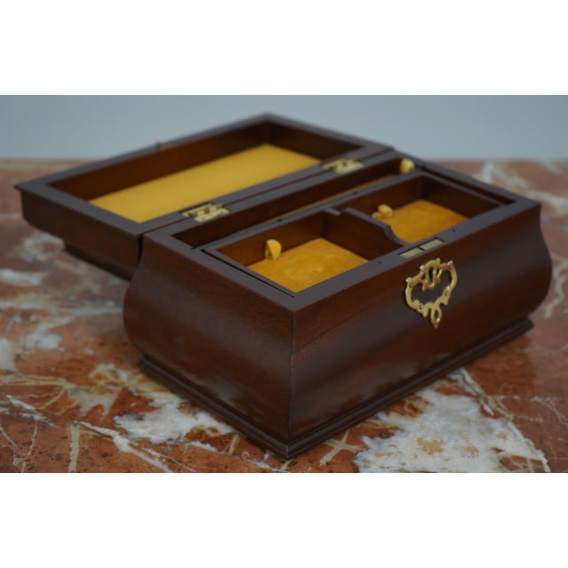 Traditional Virginia Metalcrafters Colonial Williamsburg Jewelry Box For Sale - Image 3 of 12