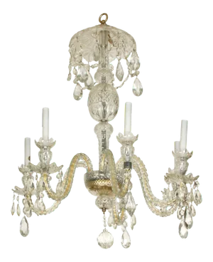 Winston Crystal Chandelier, circa 1940s