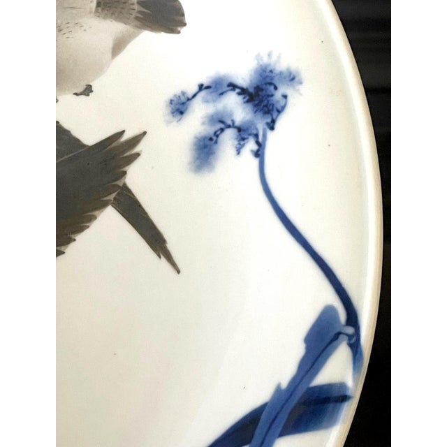 Rare Large Japanese Porcelain Presentation Plate Makuzu Kozan For Sale - Image 10 of 18